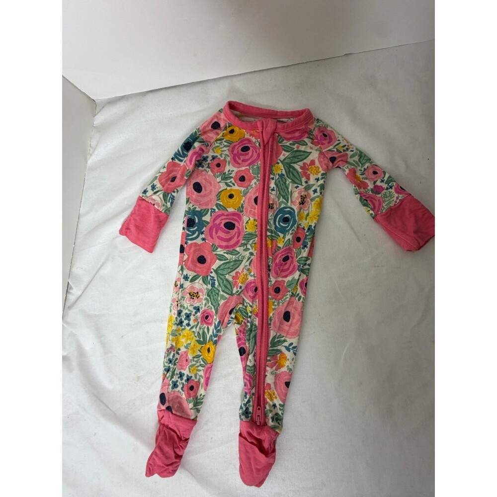 Little Sleepies Limited Edition Secret Garden Floral Bamboo Sleeper Zippy 0-3 Mo